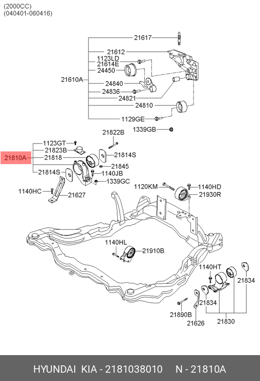 SUPORT MOTOR