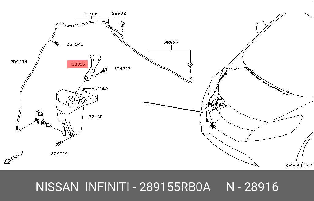 28915-5RB0A NISSAN INLET