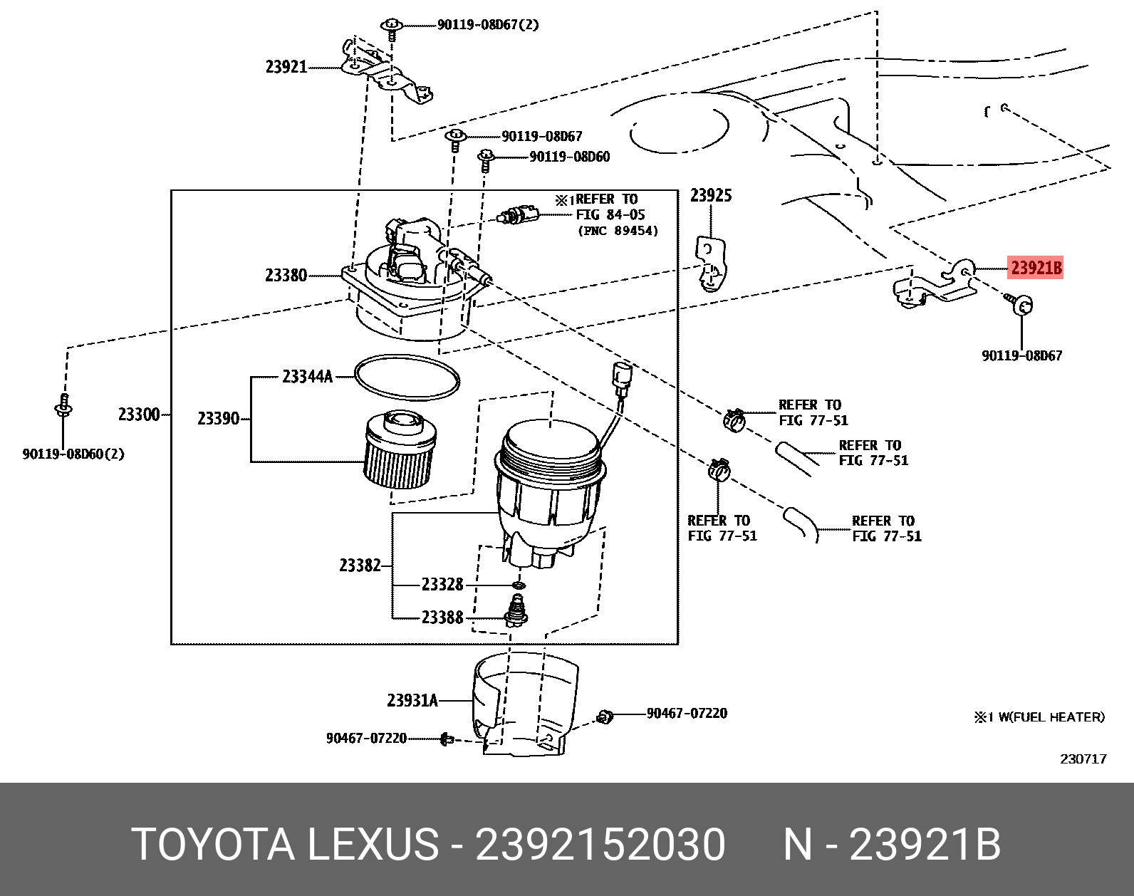 23921-52030 GENUINE TOYOTA 2392152030, LAND CRUISER 202107 -, FJA300 ...