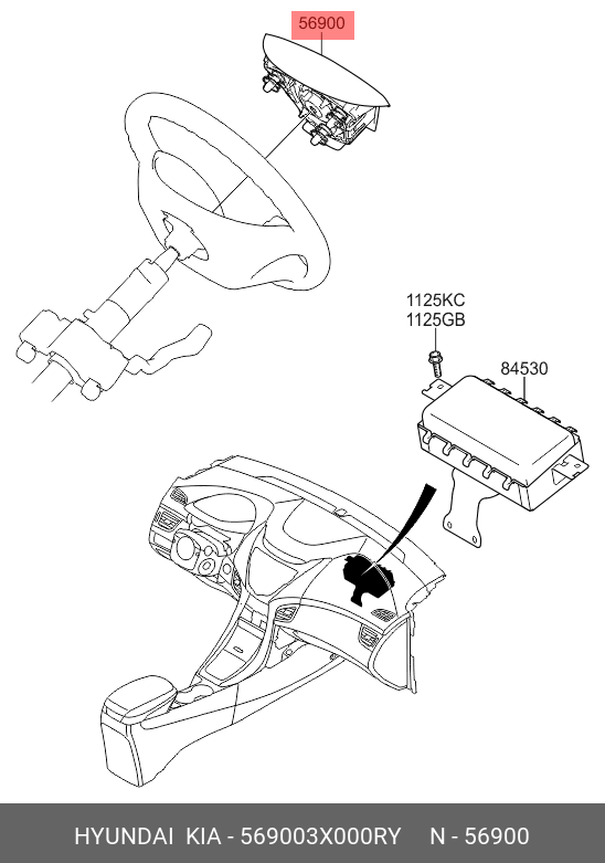 AIRBAG VOLAN HY