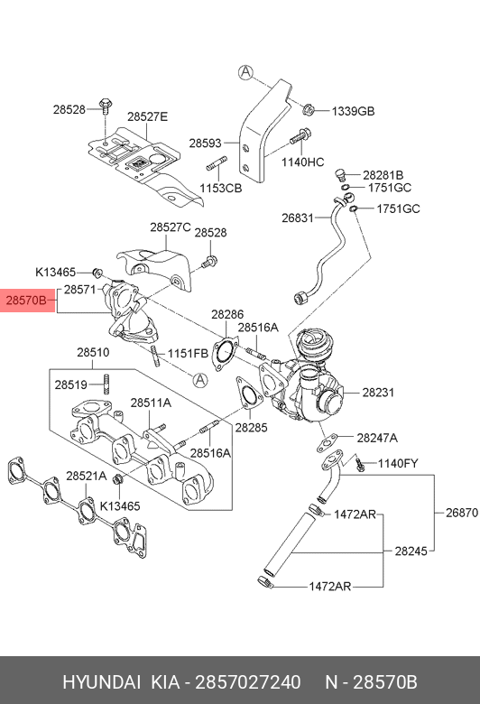 SUPORT TURBOSUFLANTA HY