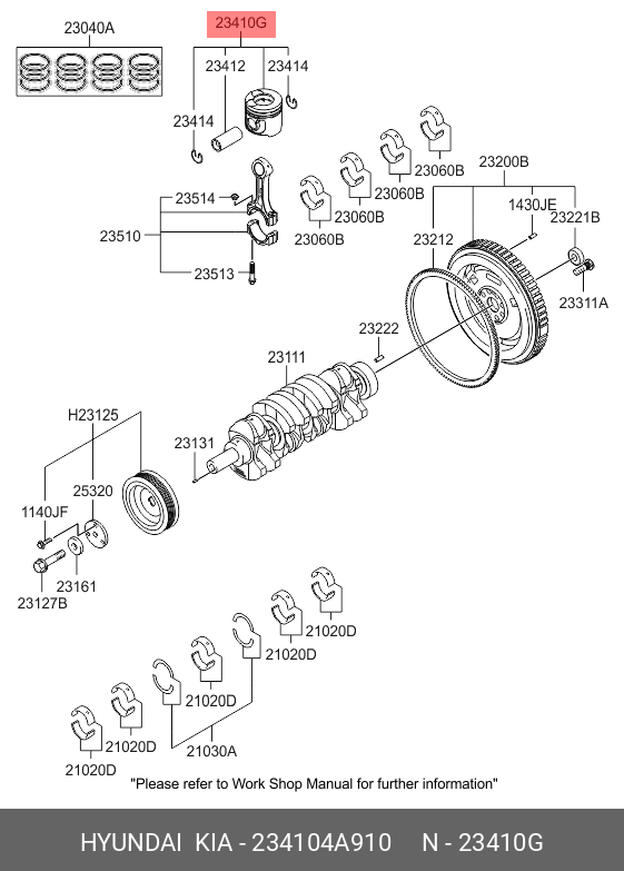 PISTON MOTOR STD A
