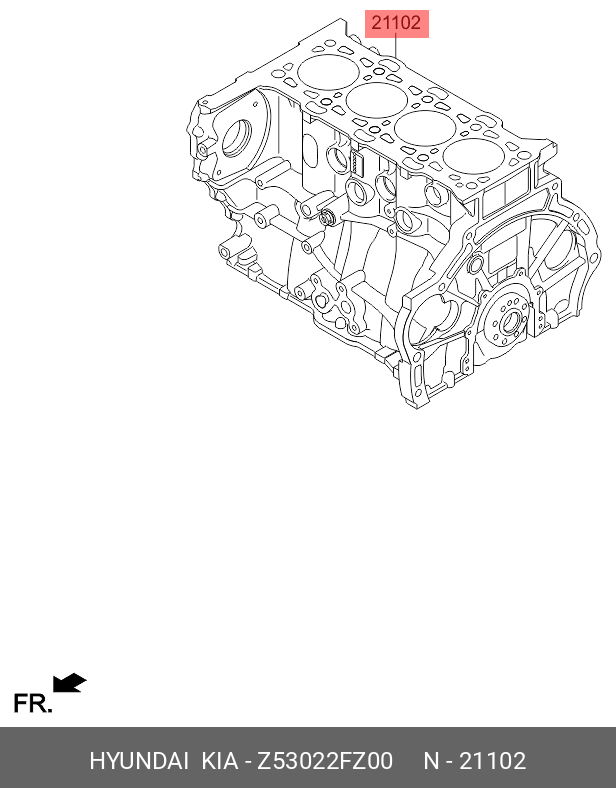 BLOC MOTOR ( MODEL 1 ) - EURO 6