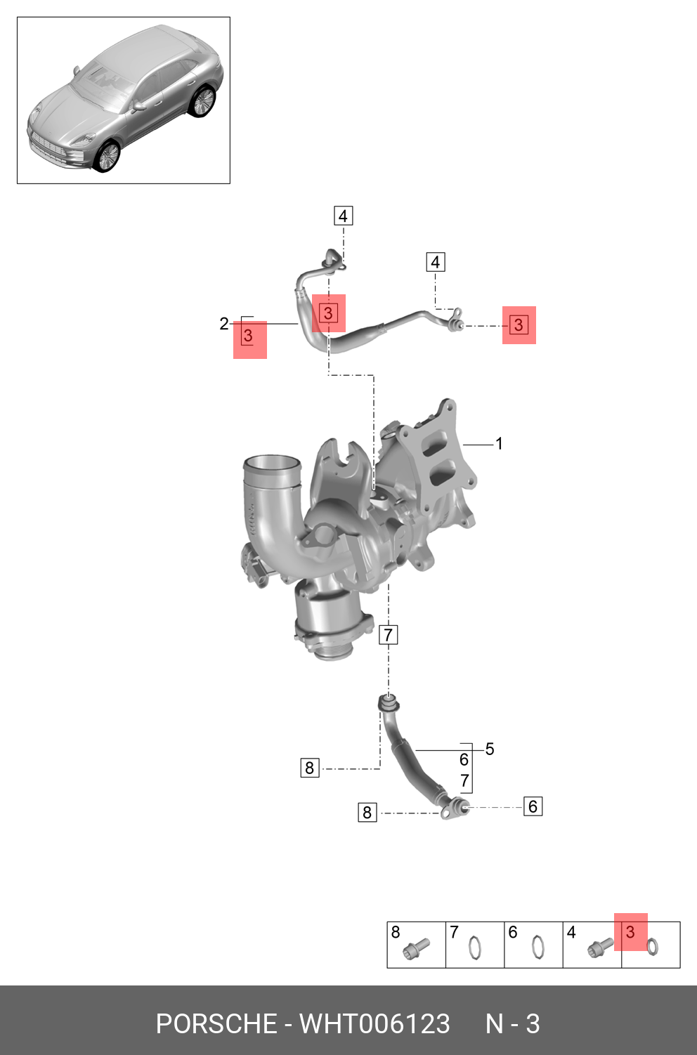 Wht006123 WHT 006 123 VAG O-RING