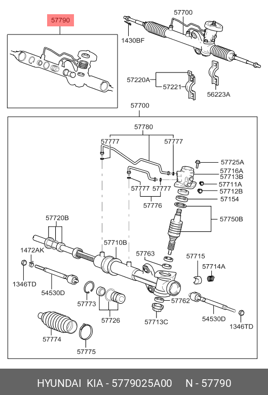 KIT REPARAT CASETA DIR ACC -05