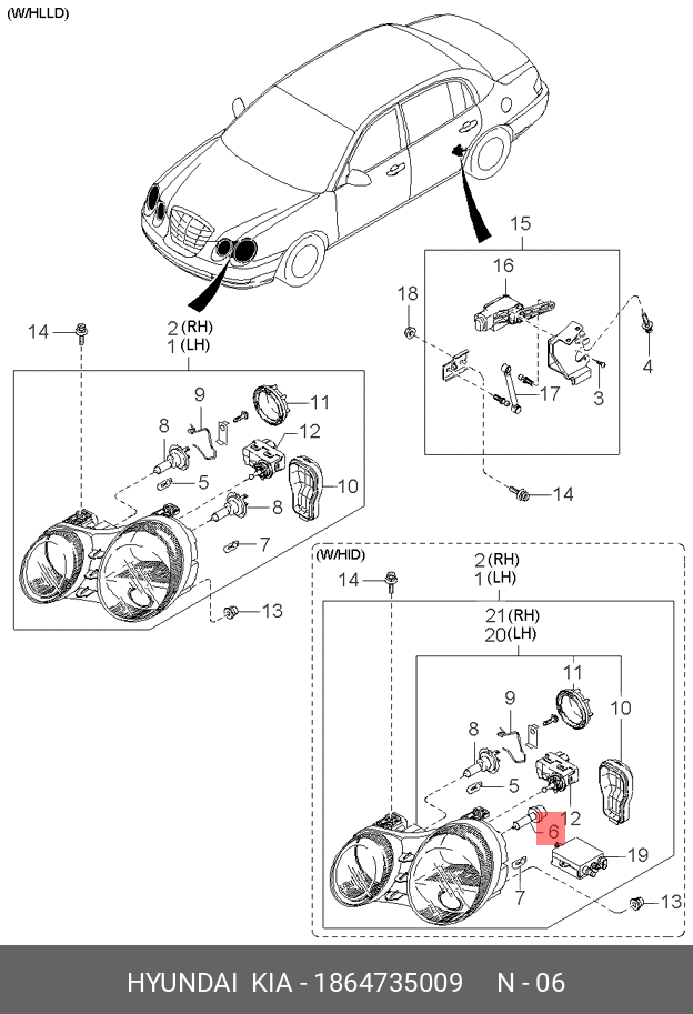 BEC HYUNDAI D2R / D2S(12V35W)  XENON *