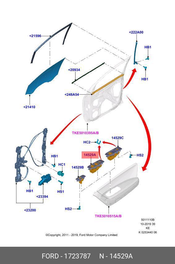 1723787 FORD Spare part