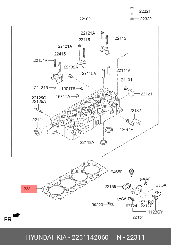 GASKET-CYLINDER HEAD