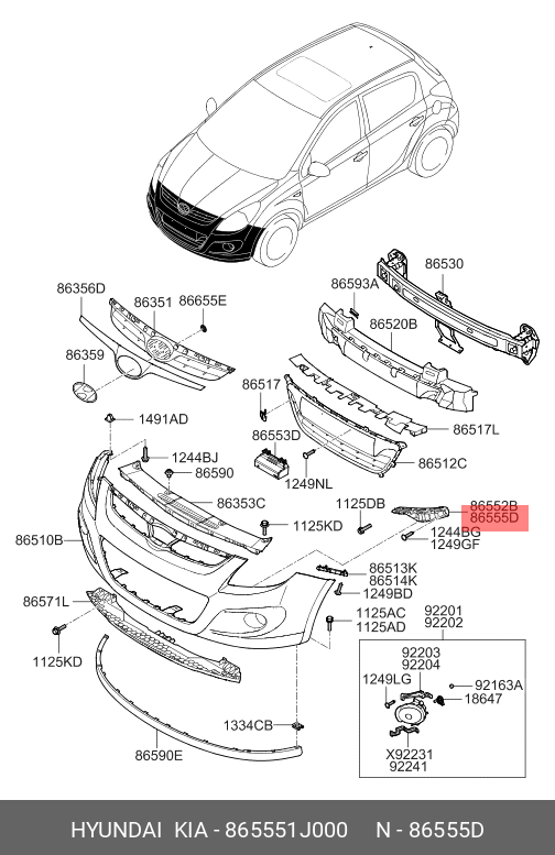 SUPORT LATERAL SUP BARA FT I20