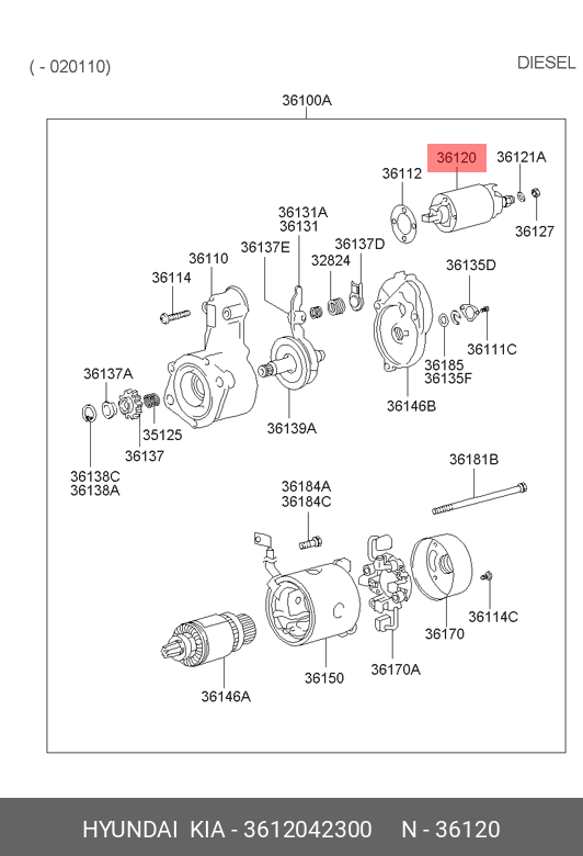 SOLENOID DEMAROR K'A