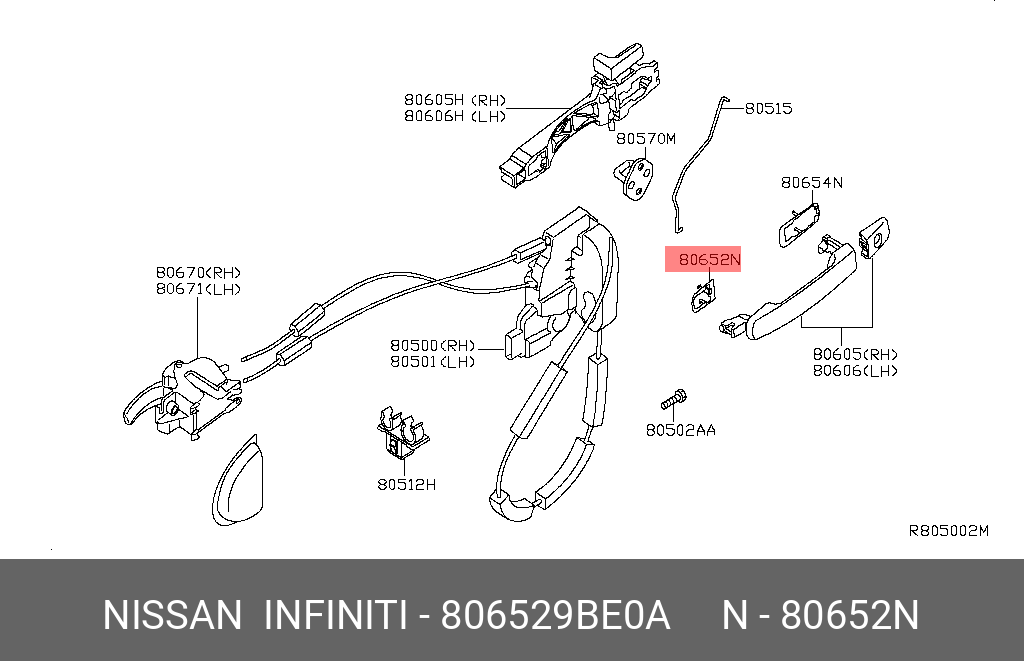 80652-9BE0A NISSAN SHIM-ADJUST