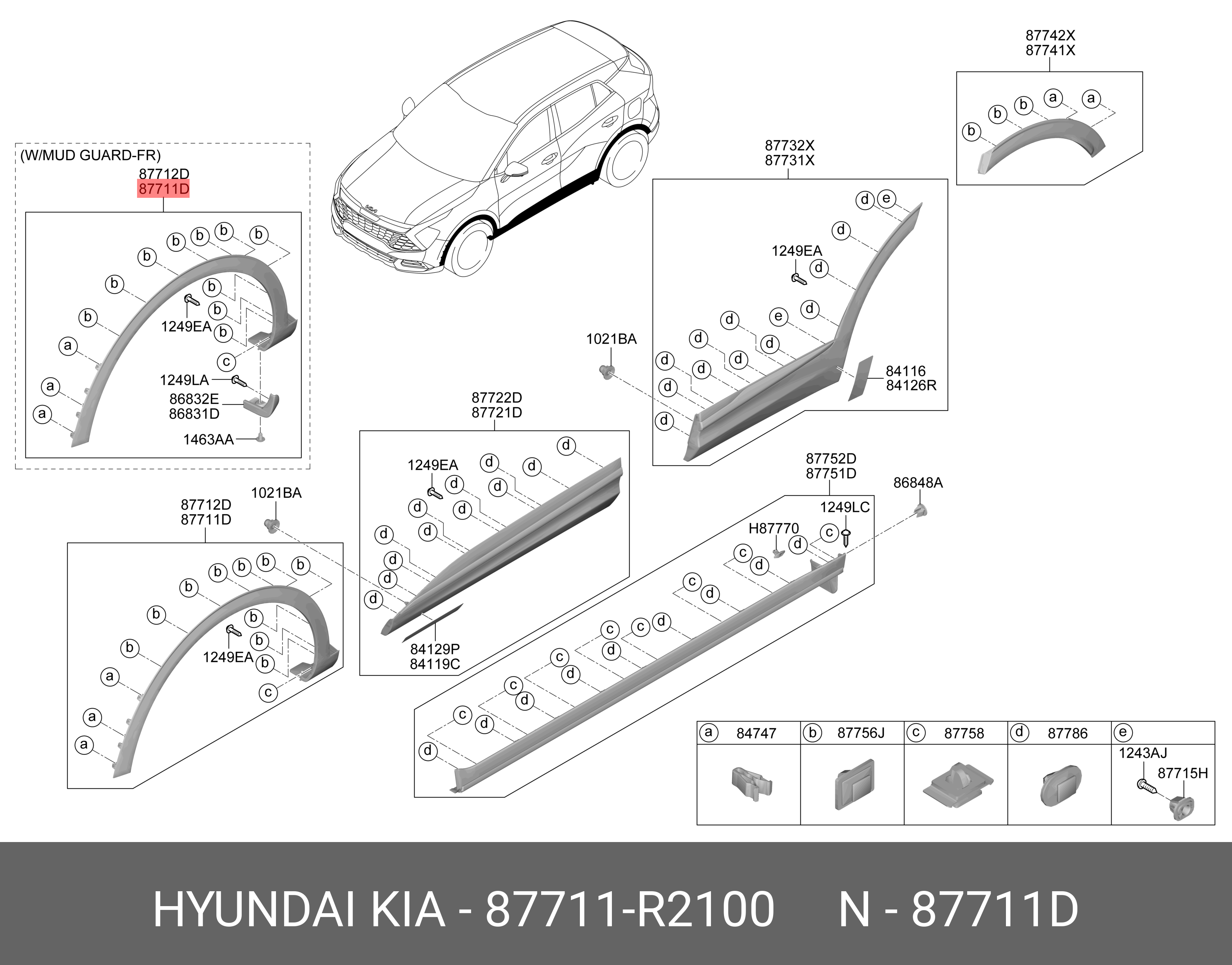87711R2100 HYUNDAI KIA Part