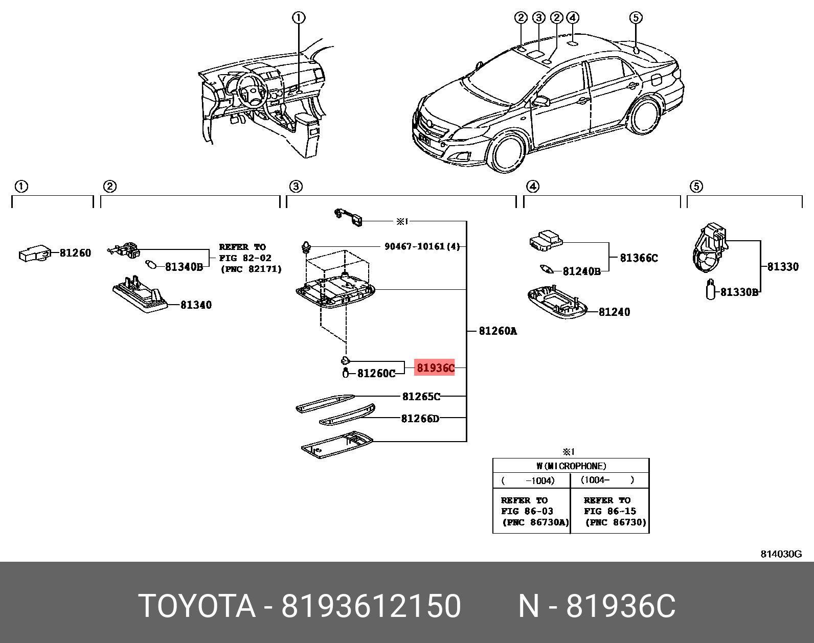 201212 81936-12150 GENUINE TOYOTA CROWN/HYBRID 201212 -, BULB ASSY | ONN TAT ...