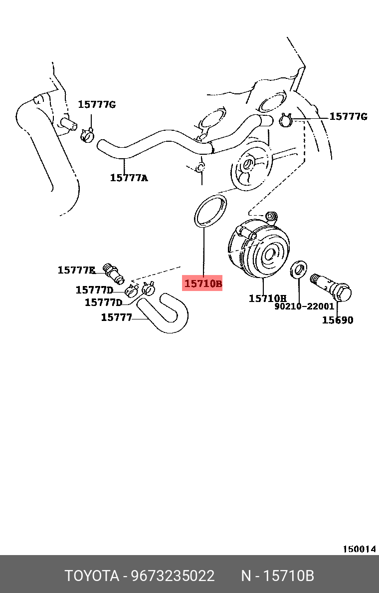 96732-35022 TOYOTA LEXUS RING