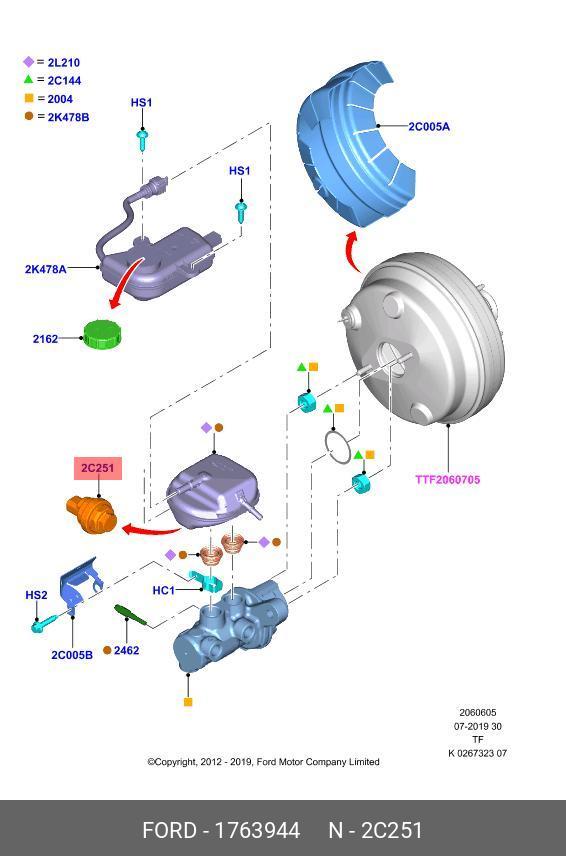 1 763 944 FORD SWITCH ASY