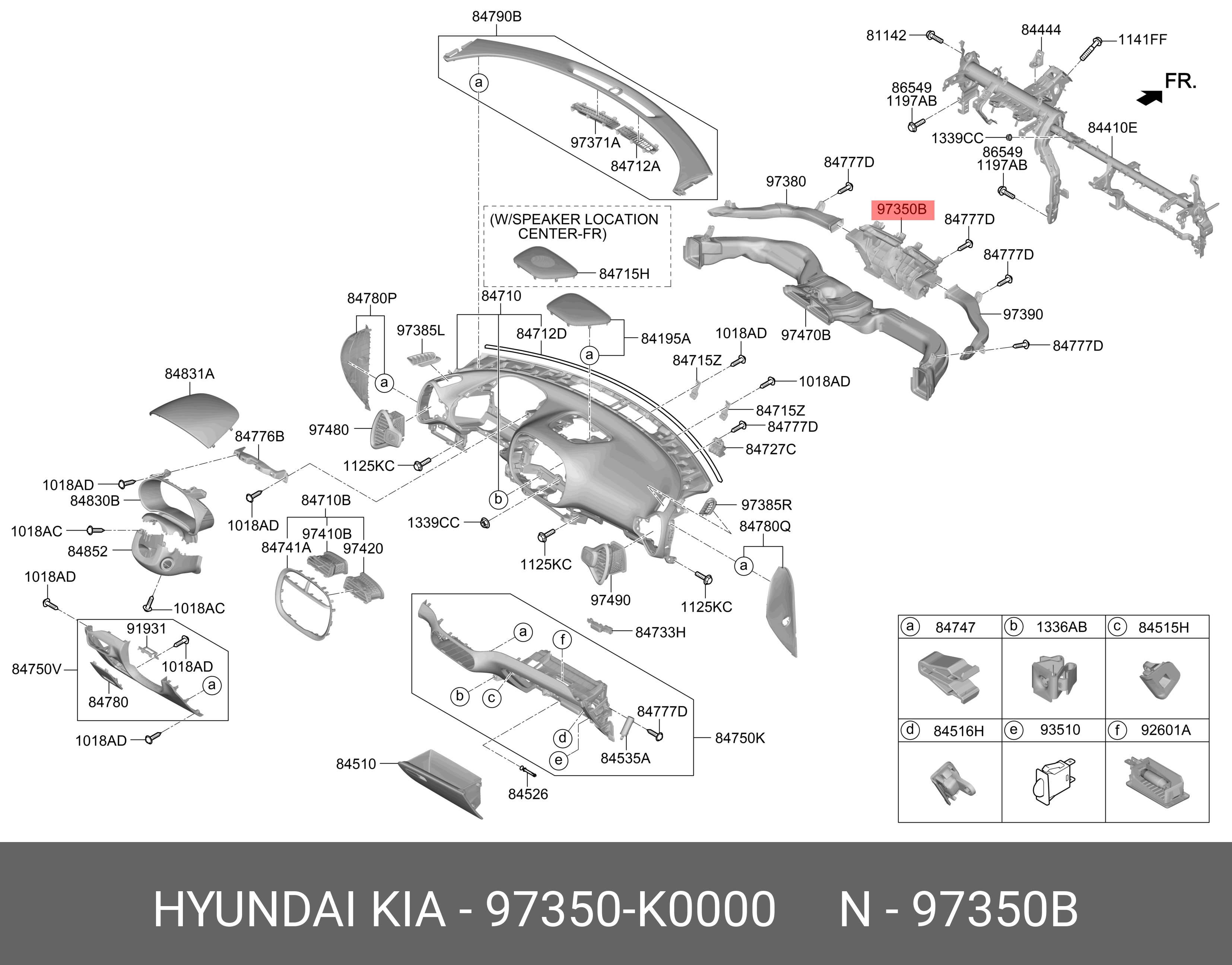 97350K0000 HYUNDAI KIA Part