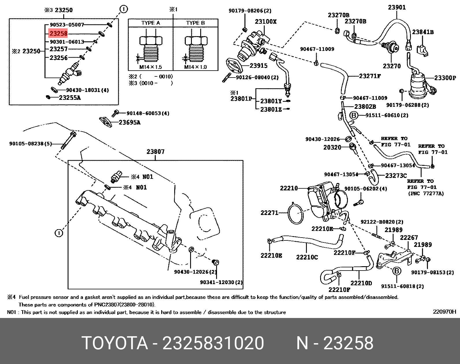 23258-31020 TOYOTA LEXUS RING FUEL INJECTOR
