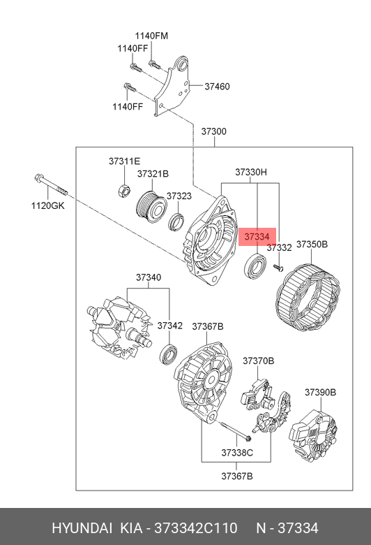 RULMENT FATA ALTERNATOR