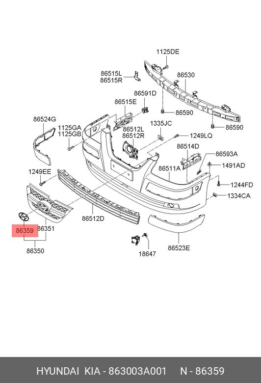 EMBLEMA GRILA FATA HY ACC 06-