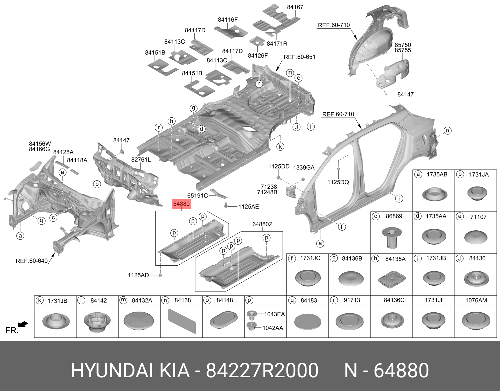 84227R2000 HYUNDAI KIA Part
