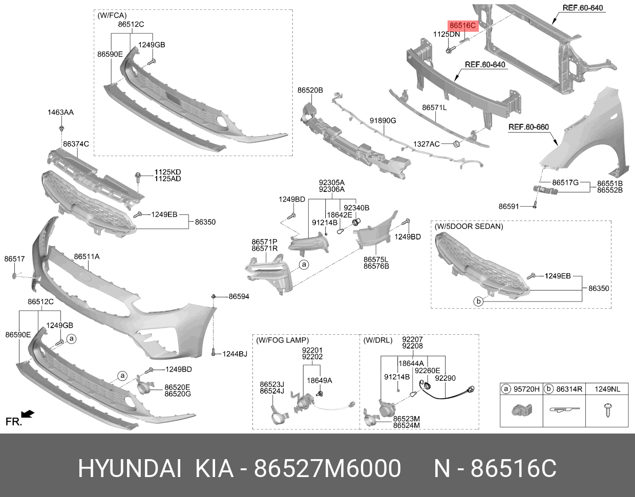 86527M6000 HYUNDAI KIA Part