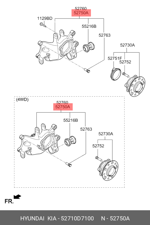 PORTFUZETA SPATE STANGA 4WD