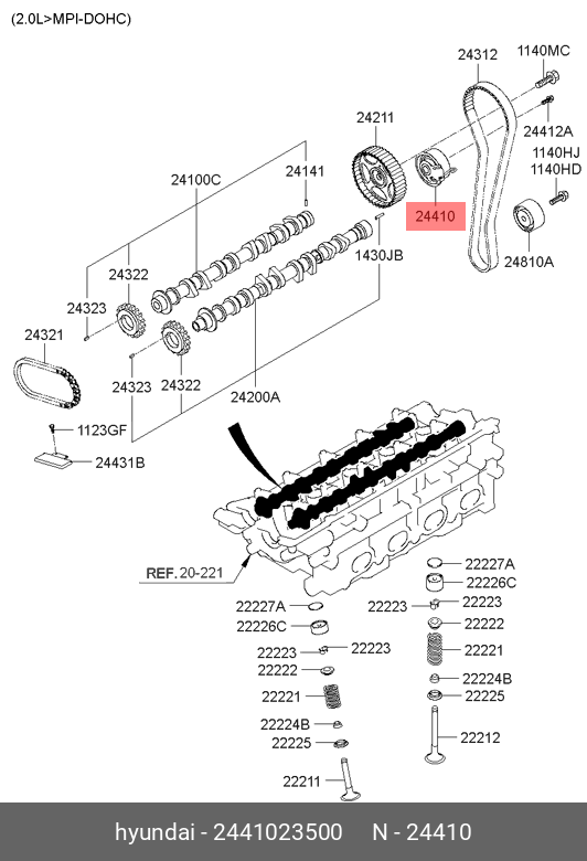INTINZATOR C. DISTR. 2.0 DOHC