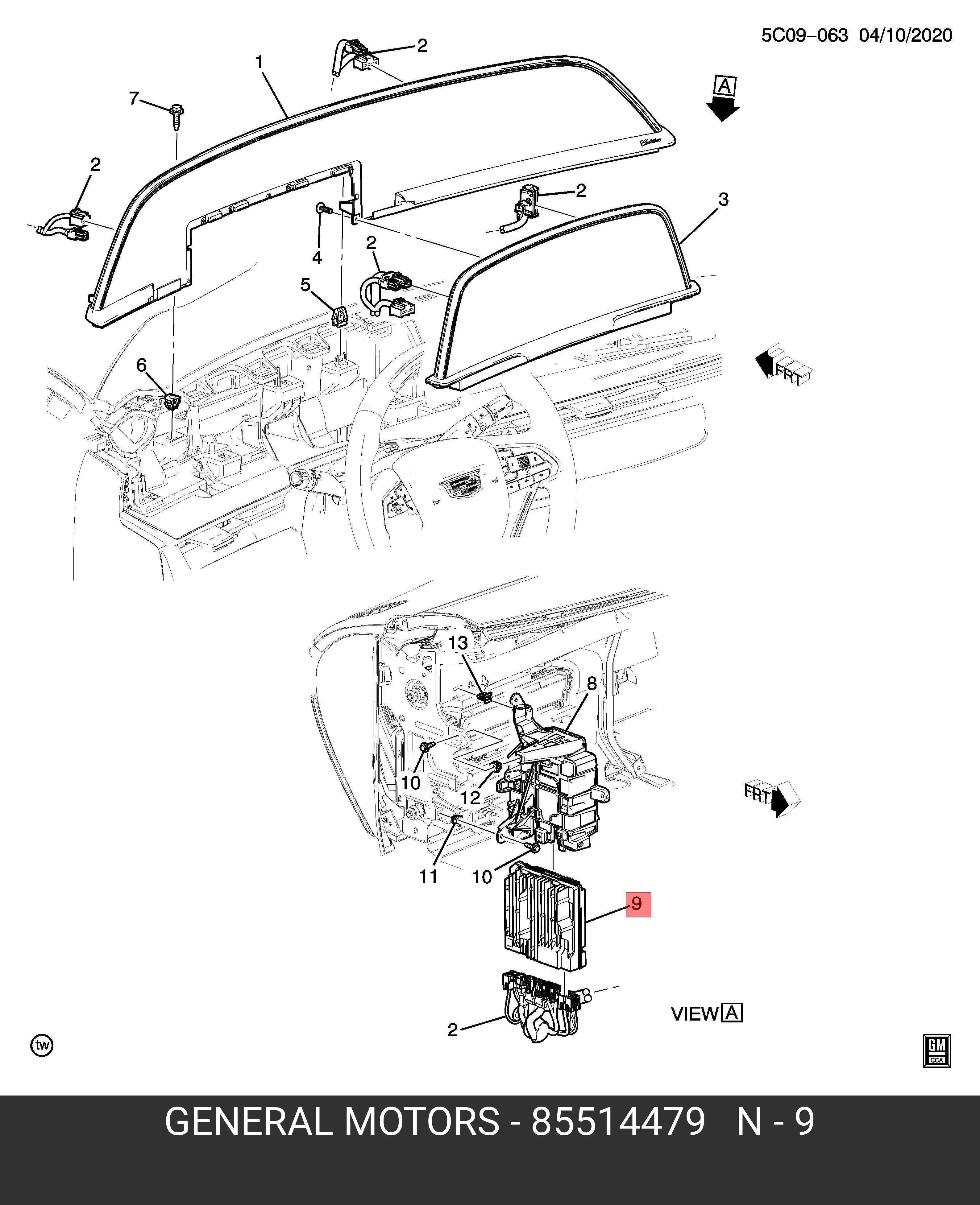85514479 GENERAL MOTORS Part