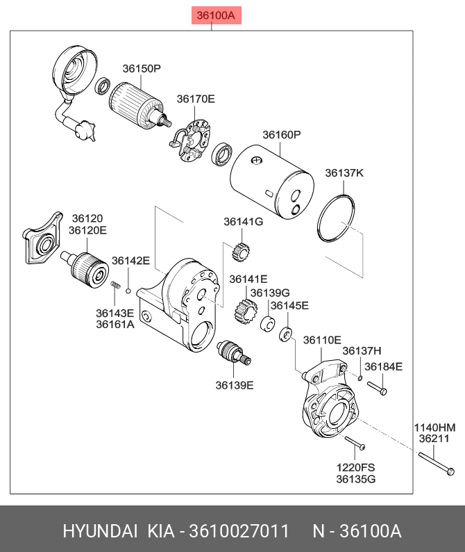 ELECTROMOTOR  D4EA,D4EB **