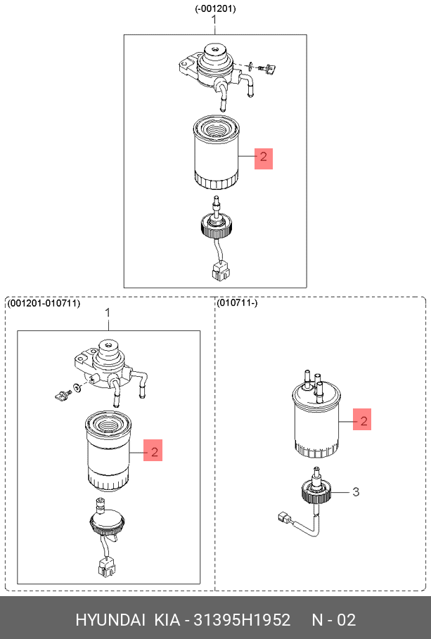 FILTRU COMBUSTIBIL HY TRC