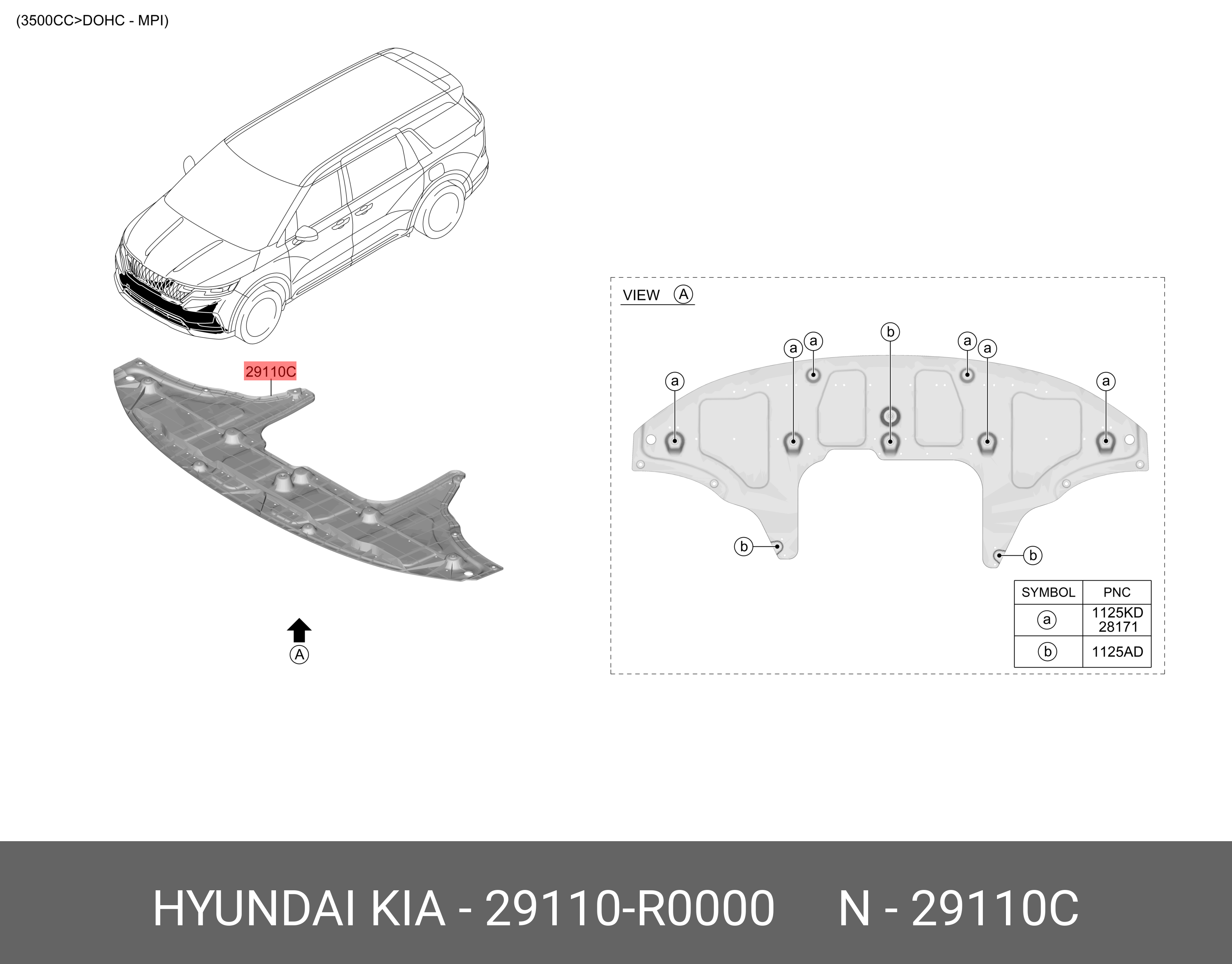 29110 R0000 29110R0000 HYUNDAI KIA Part