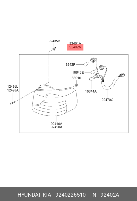 LAMPA STOP DR HY S.FE I