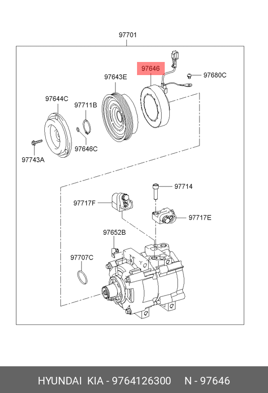 BOBINA COMPRESOR AC