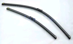 Wiper blade set, front
