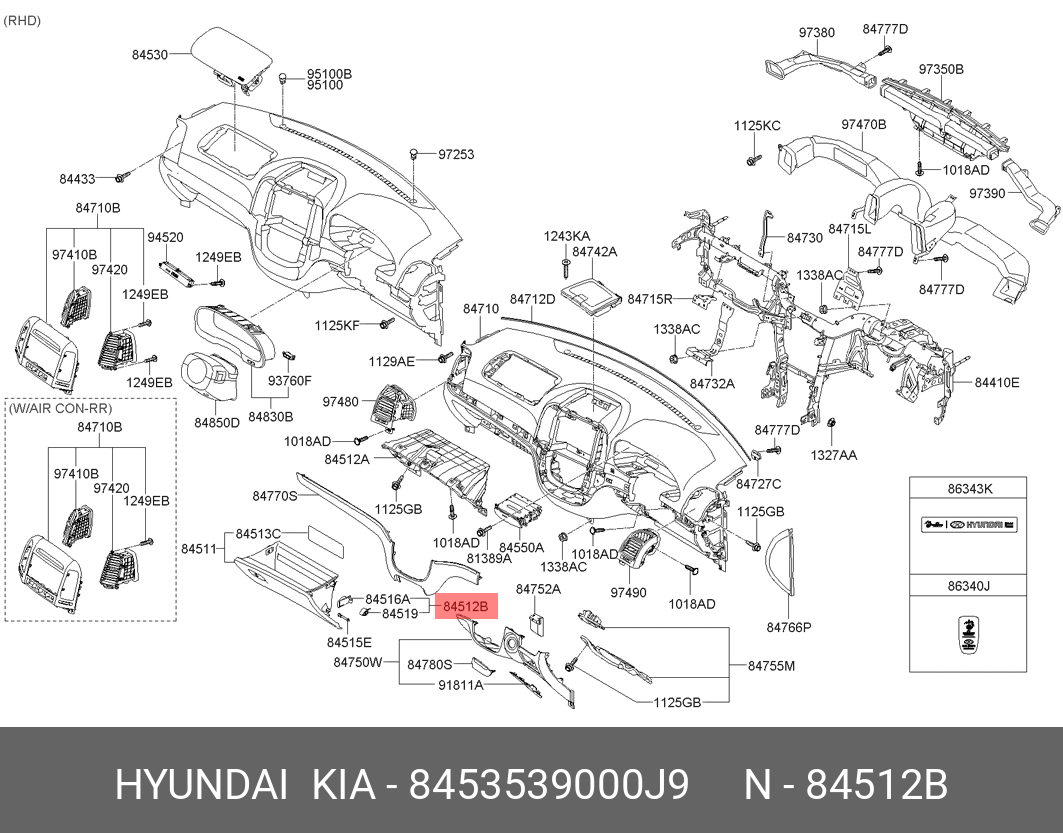 GUIDE-GLOVE BOX