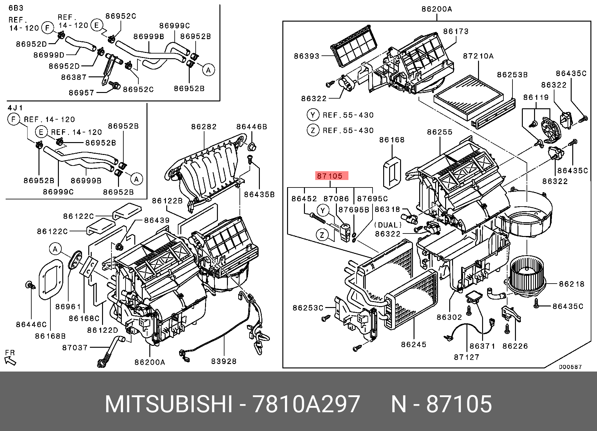 EVAPORATOR,A/C
