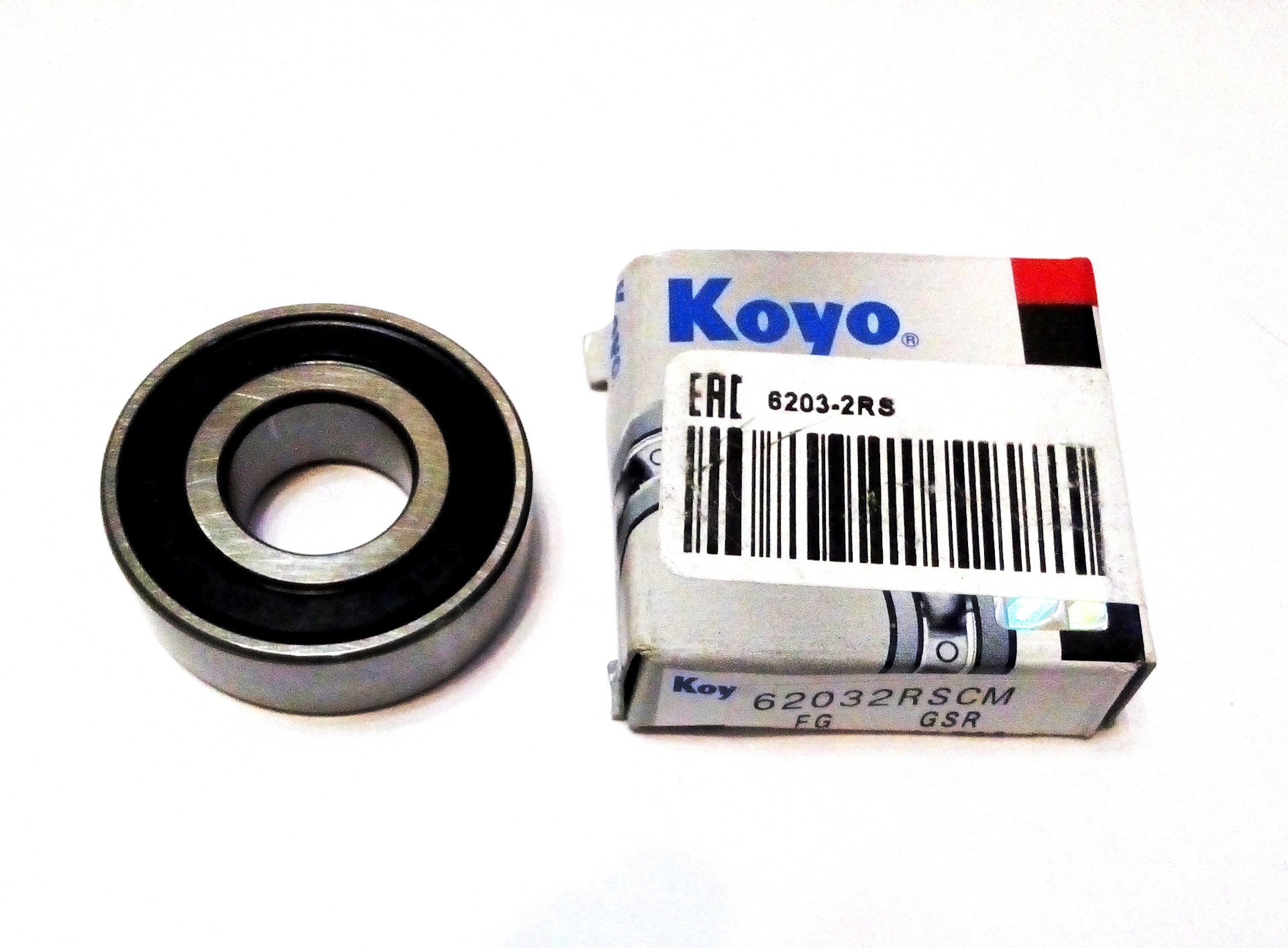 62032RS KOYO Deep Groove Ball Bearings Super Popular (60-12, 62-12