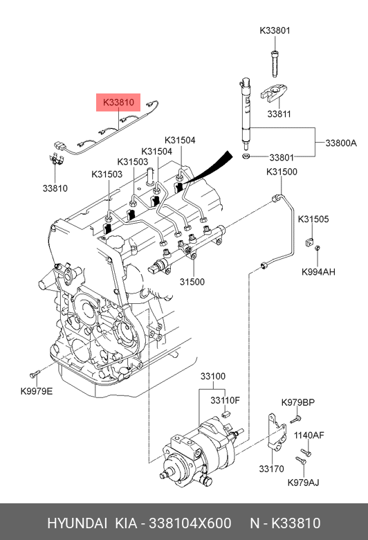 CABLAJ INJECTOR