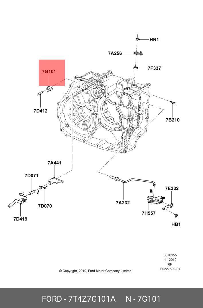 7T4Z 7G101-A FORD SUPPORT