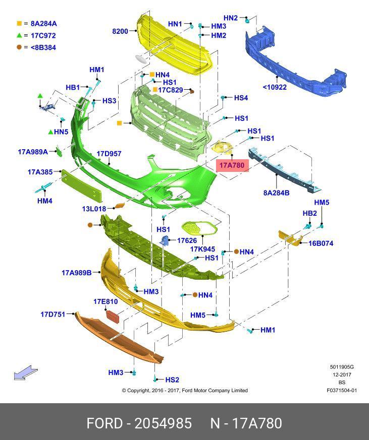 2 054 985 FORD FILLER
