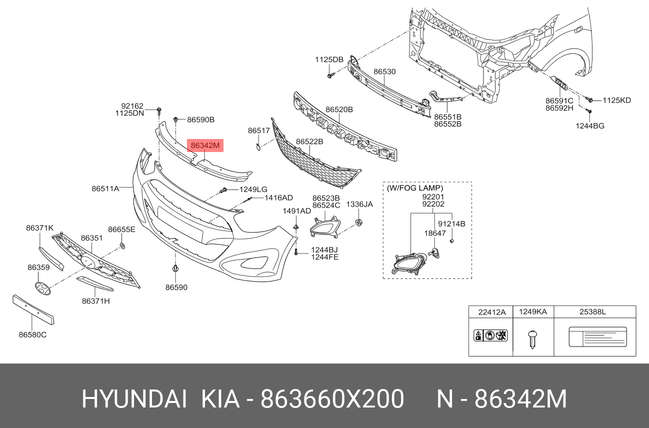 COVER SUP GRILA RADIATOR